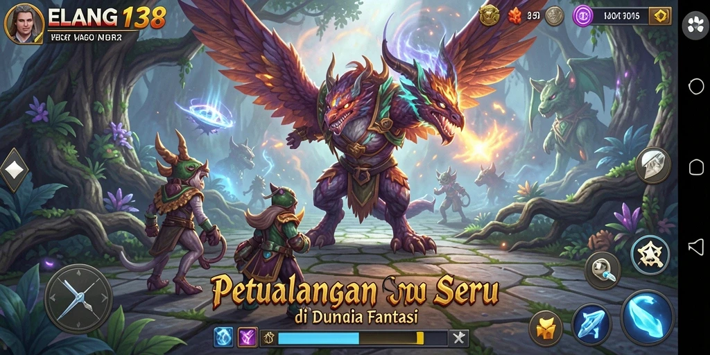 Tampilan gameplay ELANG138 yang menakjubkan dan penuh tantangan.