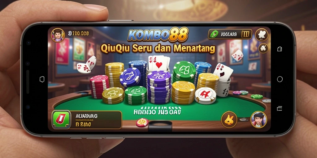 Tampilan gameplay QiuQiu di KOMBO88 yang menarik dan interaktif.