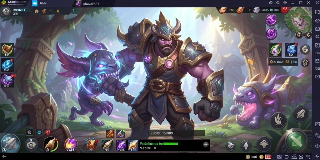 Screenshot gameplay MAMIBET dengan aksi pertarungan yang seru.