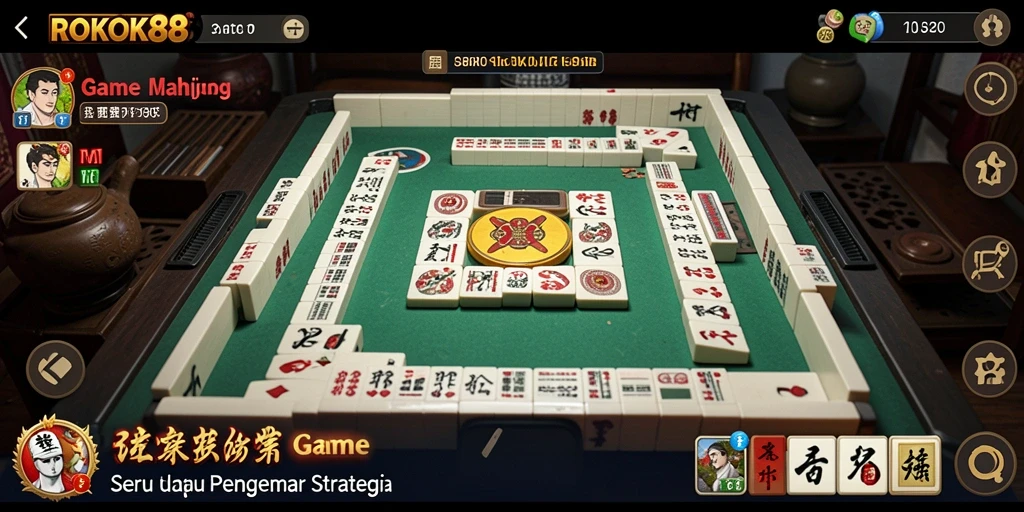 Tampilan gameplay ROKOK88 yang menegangkan dan penuh strategi.