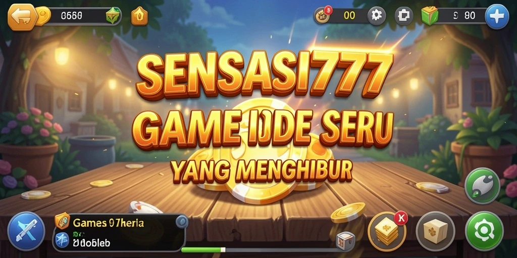 Tampilan gameplay SENSASI777 yang menarik dan santai.